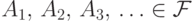 A_1,\,A_2,\,A_3,\,\ldots\in\mathcal F