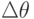 \Delta\theta