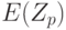 E (Z_p)