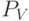 P_{V}